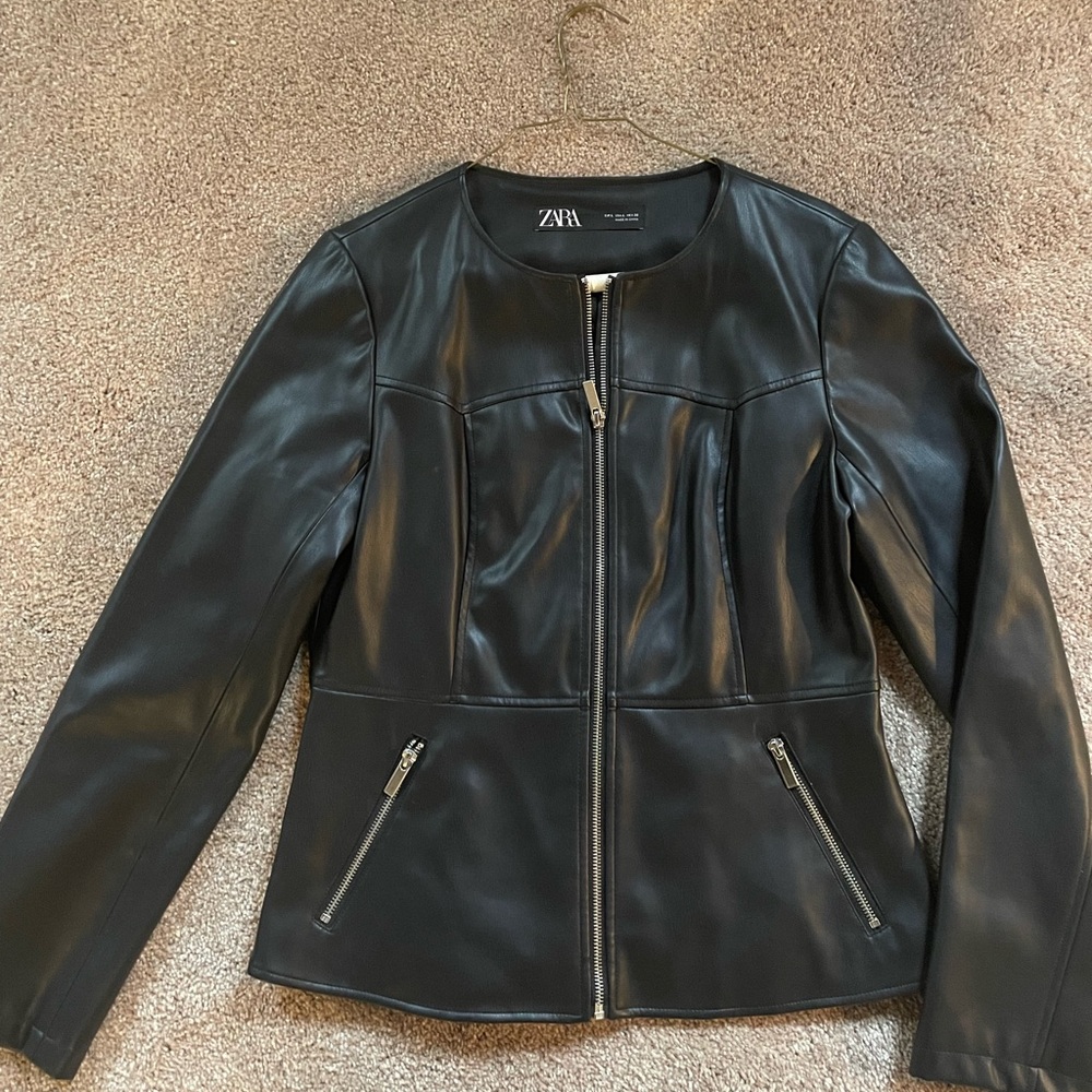 Zara Vegan Leather Jacket